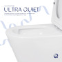 Унитаз напольный Qtap Swan Eco Ultra Quiet с сидением Soft-close 640x360x835 мм QTSWA27W48748 White
