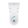 Унитаз напольный Qtap Swan Eco Ultra Quiet с сидением Soft-close 640x360x835 мм QTSWA27W48748 White