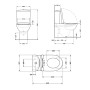 Унитаз напольный Qtap Jay Eco Ultra Quiet с сидением Soft-close 640x360x835 мм QTJAY27W48749 White