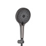 Змішувач для ванни Qtap Slavonice (з душовим гарнітуром) QTSLV259GMB48035 Gunmetal Black PVD