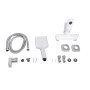 Змішувач для ванни Qtap Presto (з душовим гарнітуром) QTPRE259CRW45579 Chrome/White