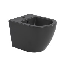 Биде подвесное Qtap Robin 515x370x350 мм, Anthracite QT13551381GAN