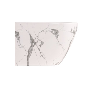 Биде подвесное Qtap Robin 515x370x350 мм, Marble QT13551381GMR