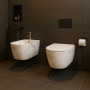 Биде подвесное Qtap Robin 515x370x350 мм, Marble QT13551381GMR