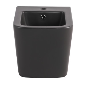 Биде подвесное Qtap Tern 520x350x330 мм, Anthracite QT17551303GAN