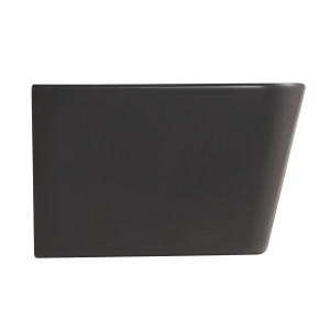 Биде подвесное Qtap Tern 520x350x330 мм, Anthracite QT17551303GAN