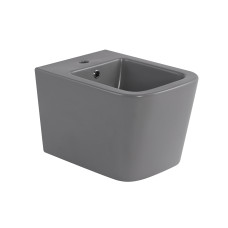 Биде подвесное Qtap Tern 520x350x330 мм, Stone grey QT17551303GSG
