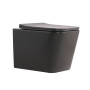 Унитаз подвесной Tern Ultra Quiet 490×365×325 мм, Anthracite, с сиденьем Slim Duroplast / Soft-close / Quick Release QT17332303ASAN Qtap