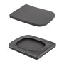 Унитаз подвесной Tern Ultra Quiet 490×365×325 мм, Anthracite, с сиденьем Slim Duroplast / Soft-close / Quick Release QT17332303ASAN Qtap