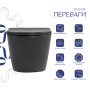 Унитаз подвесной Robin Ultra Quiet 490×365×325 мм, Anthracite, с сиденьем Slim Duroplast / Soft-close / Quick Release QT13332381АSAN Qtap