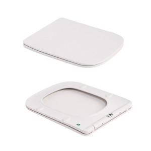 Унитаз подвесной Tern Ultra Quiet 490×365×325 мм, Marble, с сиденьем Slim Duroplast / Soft-close / Quick Release QT17332303ASMR Qtap