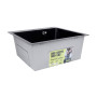Lidz Handmade H5050HB Мойка для кухни интегрированная Decor Black PVD Honeycomb 2,5/0,5 мм LDH5050BDECPVD48369