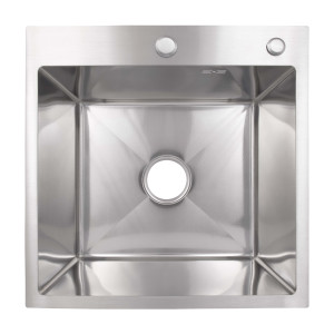 Lidz Handmade H5050H Мойка для кухни интегрированная Decor Honeycomb 2,5/0,5 мм LDH5050DEC48365