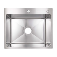 Lidz Handmade H6050H Мойка для кухни интегрированная Decor Honeycomb 2,5/0,5 мм LDH6050DEC48370