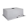 Lidz Handmade H6050H Мойка для кухни интегрированная Decor Honeycomb 2,5/0,5 мм LDH6050DEC48370