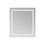 Зеркало Lidz Kubis (KU2) 700х800 с LED-подсветкой Touch, с антизапотеванием, с диммером, рег. яркости LD78LF9048070