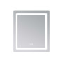 Зеркало Lidz Kubis (KU2) 700х800 с LED-подсветкой Touch, с антизапотеванием, с диммером, рег. яркости LD78LF9048070
