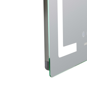 Дзеркало Lidz Kubis (KU2) 500х800 з LED-підсвічуванням Touch, з антизапотіванням, з димером, рег. яскравості LD78LF936508048448