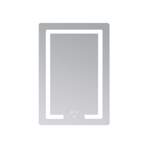 Дзеркало Lidz Kubis (KU2) 600х800 з LED-підсвічуванням Touch, з антизапотіванням, з димером, рег. яскравості LD78LF937608048449
