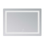 Дзеркало Lidz Kubis (KU2) 1000х800 з LED-підсвічуванням Touch, з антизапотіванням, з димером, рег. яскравості LD78LF6141008048450