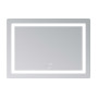 Дзеркало Lidz Kubis (KU2) 1000х800 з LED-підсвічуванням Touch, з антизапотіванням, з димером, рег. яскравості LD78LF6141008048450