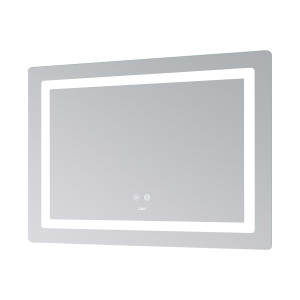 Дзеркало Lidz Kubis (KU2) 1000х800 з LED-підсвічуванням Touch, з антизапотіванням, з димером, рег. яскравості LD78LF6141008048450