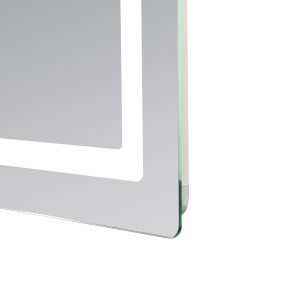 Дзеркало Lidz Kubis (KU2) 800х600 з LED-підсвічуванням Touch, з антизапотіванням, з димером, рег. яскравості LD78LF9048060