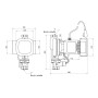 Насос для повышения давления Thermo Alliance SCPMN-600N 0,6 кВт