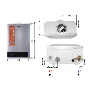 Газовая колонка Thermo Alliance турбированная Thermo Alliance JSG20-10ETP18 10 л Silver