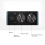 Водонагреватель электрический Thermo Alliance 30 л плоский горизонтальный, мокрый ТЭН 2 кВт (0,8+1,2) DT30H20G(PD)
