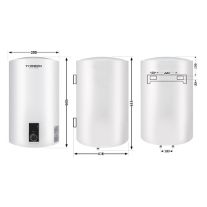 Водонагреватель электрический Thermo Alliance 50 л вертикальный, сухой ТЭН 2,0 кВт D50V20J2(D)K