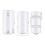 Водонагреватель электрический Thermo Alliance 80 л SLIM вертикальный, мокрый ТЭН 1,5 кВт D80V15Q2
