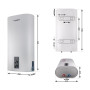 Водонагреватель электрический Thermo Alliance 50 л плоский вертикальный, сухой ТЭН 2 кВт (0,8+1,2) DT50V20G(PD)-D/2