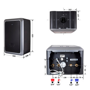 Котел газовый Airfel MAESTRO 24 кВт двухконтурный конденсационный