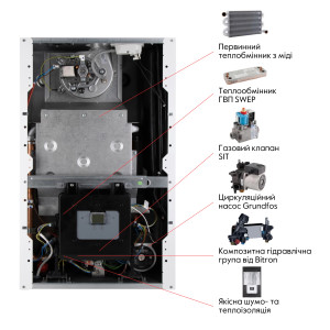 Котел газовый Airfel Elegant 18 кВт двухконтурный