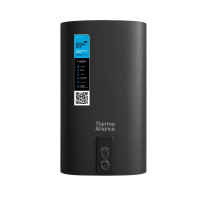 Водонагреватель электрический Thermo Alliance 50 л, Black, плоский, вертикальный, сухой ТЭН 2 кВт (0,8+1,2) DT50V20GPDD2B