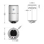 Электрический водонагреватель Thermo Alliance Spectra 80 л  вертикальный, сухой керамический ТЭН 2,0 кВт