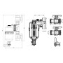 Фильтр-дешламатор Thermo Alliance Forte 1 1/4", поворотный (магнитный шламоуловитель) TAF400G32