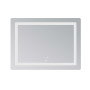 Дзеркало Lidz Kubis (KU2) 900х700 з LED-підсвічуванням Touch, з антизапотіванням, з димером, рег. яскравості LD78LF904907048452