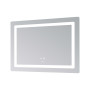 Дзеркало Lidz Kubis (KU2) 900х700 з LED-підсвічуванням Touch, з антизапотіванням, з димером, рег. яскравості LD78LF904907048452