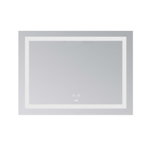 Дзеркало Lidz Kubis (KU1) 900х700 з LED-підсвічуванням Touch, з антизапотіванням, з димером, рег. яскравості LD78LF904907048451
