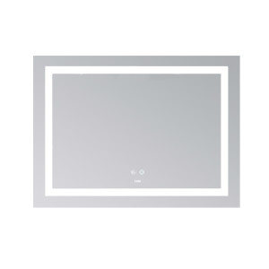 Дзеркало Lidz Kubis (KU1) 900х700 з LED-підсвічуванням Touch, з антизапотіванням, з димером, рег. яскравості LD78LF904907048451
