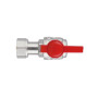 Кран шаровой Thermo Alliance Standart 1/2"ВН угловой, PN40, с накидной гайкой TAS224W15