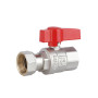Кран шаровой Thermo Alliance Standart 3/4"ВВ прямой, PN40, с накидной гайкой TAS260W20