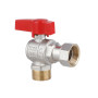 Кран шаровой Thermo Alliance Standart 3/4"ВН угловой, PN40, с накидной гайкой TAS224W20