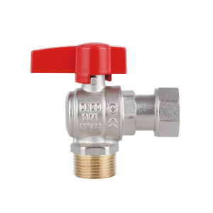 Кран шаровой Thermo Alliance Standart 3/4"ВН угловой, PN40, с накидной гайкой TAS224W20