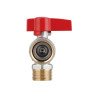 Кран шаровой Thermo Alliance Standart 3/4"ВН угловой, PN40, с накидной гайкой TAS224W20