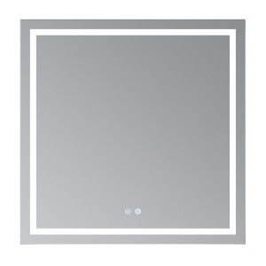 Дзеркало Qtap Mideya (MI1) 800x800 з LED-підсвічуванням Touch, з антизапотіванням, димером, рег. яскравості QT2078NCF808048477