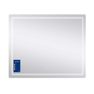 Дзеркало Qtap Mideya (MI2) 900х700 з LED-підсвічуванням Touch, з антизапотіванням, з димером, рег. яскравості QT2078NCF9070