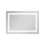 Дзеркало Qtap Cardinal (CA1) 800х600 з LED-підсвічуванням Touch, з антизапотіванням, з димером, рег. темп. кольору (3000-6500K) Reverse QT0478C8060